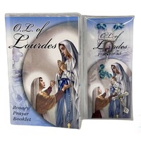 Rosary Beads and Book Set - Our Lady of Lourdes