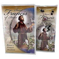 Rosary Beads and Book Set - St. Francis of Assisi