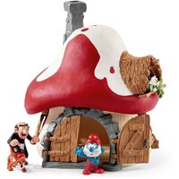 Schleich The Smurfs - Smurf House With 2 Figurines