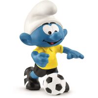 Schleich The Smurfs - Football Smurf With Ball