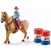 Schleich Farm World - Barrel Racing With Cowgirl