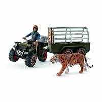 Schleich Wild Life - Quad Bike with Trailer and Ranger