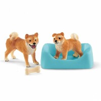 Schleich - Shiba Inu Mother and Puppy