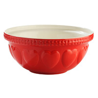 Mason Cash - Hearts Red Mixing Bowl - 29cm