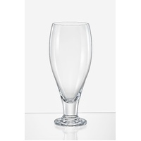 Bohemia Bar Beer Glasses - 380ml Thick Stem (Set of 4)