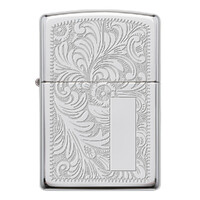 Zippo Lighter - Venetian High Polish Chrome