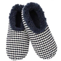 Slumbies Ladies Two Tone Soft Dots Navy