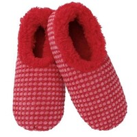 Slumbies Ladies Two Tone Soft Dots Red