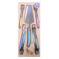 Jean Dubost Laguiole Simplicite - 7pc Cake Set Pastels