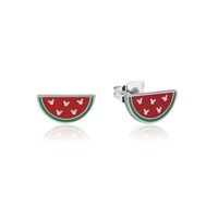 Disney Couture Kingdom - Mickey Mouse - Watermelon Slice Enamel Stud Earrings