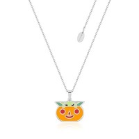 Star Wars Couture Kingdom - The Mandalorian - Grogu Pumpkin Enamel Necklace