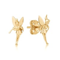 Disney Couture Kingdom Precious Metal - Tinker Bell - Stud Earrings Gold