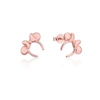 Disney Couture Kingdom Precious Metal - Minnie Mouse - Headband Stud Earrings Rose Gold