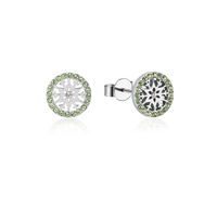 Disney Couture Kingdom - Frozen 2 - August Birthstone Snowflake Stud Earrings