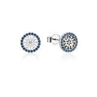 Disney Couture Kingdom - Frozen 2 - September Birthstone Snowflake Stud Earrings