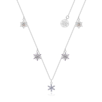 Disney Couture Kingdom - Frozen 2 - Elsa Crystal Snowflake Necklace