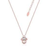 Disney Couture Kingdom Precious Metal - Minnie Mouse - Pearl Necklace Rose Gold