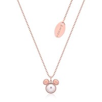 Disney Couture Kingdom Precious Metal - Mickey Mouse - Pearl Necklace Rose Gold