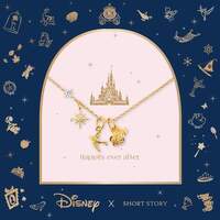 Disney x Short Story Necklace Sleeping Beauty - Gold