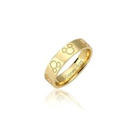 Disney Couture Kingdom Precious Metal - Mickey Mouse Band Ring Gold Small