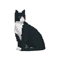 Jekca Animals - Tuxedo Cat Sitting 27cm