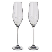 Dartington Crystal Glitz - Flute Pair