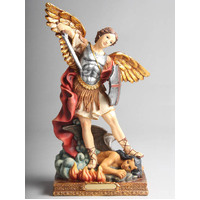 St Michael - 30cm Resin Statue