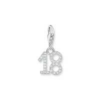 Thomas Sabo Charm Club - Number 18 Silver Pendant