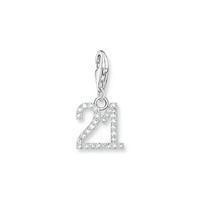 Thomas Sabo Charm Club - Number 21 Silver Pendant