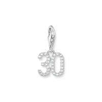 Thomas Sabo Charm Club - Number 30 Silver Pendant