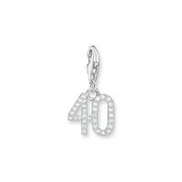 Thomas Sabo Charm Club - Number 40 Silver Pendant