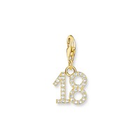 Thomas Sabo Charm Club - Number 18 Gold Pendant