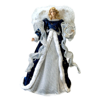 Christmas Tree Topper Angel - Blue