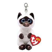 Beanie Boos Beanie Bellies - Miso the Siamese Cat Clip On