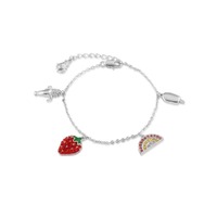 Streets Couture Kingdom - Paddle Pop - Charm Bracelet Silver