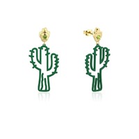 Streets Couture Kingdom - Bubble O'Bill - Cactus Drop Earrings Gold