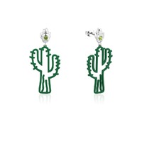 Streets Couture Kingdom - Bubble O'Bill - Cactus Drop Earrings Silver