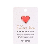 Splosh Valentine's Day - I Love You Keepsake Pin