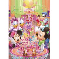 Tenyo Puzzle 266pc - Disney Mickey and Minnie Mouse - Candy Party