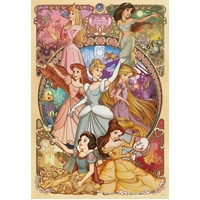 Tenyo Puzzle 1000pc - Disney Princess - Beautiful Blooms