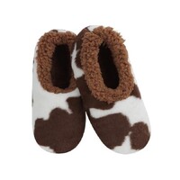 Slumbies Ladies Moo Brown Cow Medium