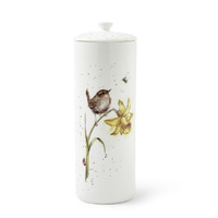 Royal Worcester Wrendale Lidded Storage Jar - The Birds and the Bees (Tall)