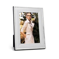 Whitehill Frames - Silver Plated Photo Frame - Beaded 4x6"