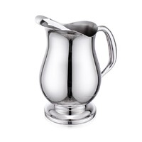 Whitehill Barware - Stainless Steel Water Pitcher with Ice Lip