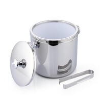 Whitehill Barware - Stainless Steel Ice Bucket with Tongs