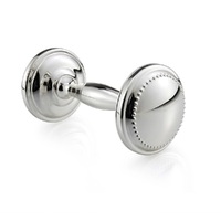 Whitehill Baby - Silver Plated Bead Dumbbell Rattle