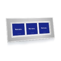 Whitehill Frames - Madison Triple Faux Silver Frame 3x3"