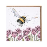 Wrendale Designs Greeting Card - Flight Of The Bumblebee