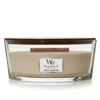 Woodwick Ellipse Candle - Tonka & Almond Milk