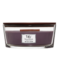 Woodwick Hearthwick Candle - Amethyst & Amber